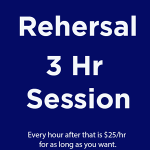 Band Rehearsal Rental 3Hr Block